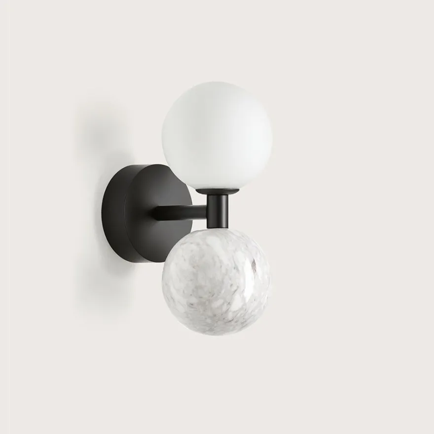 DALT Design Wandleuchte mit Mamor