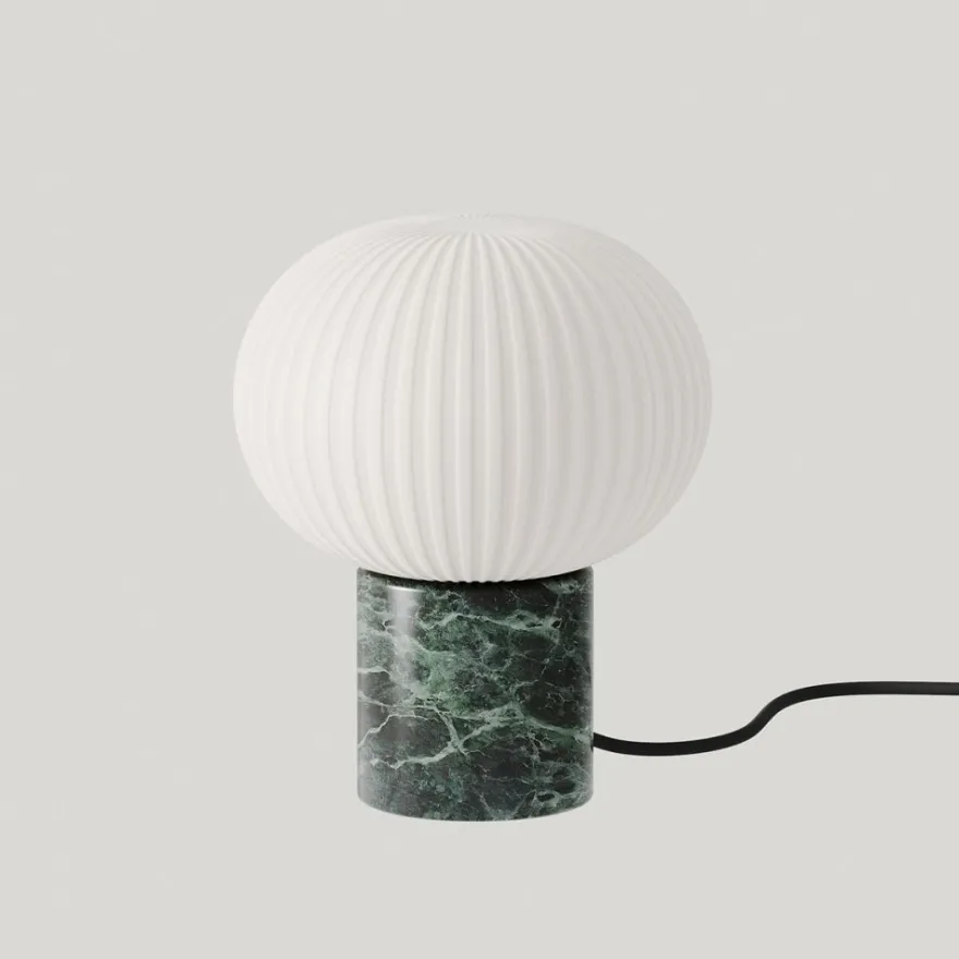 IRZO Moderne Tischleuchte mit Opalglas