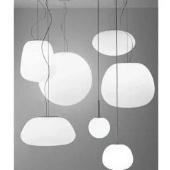 JOON Italienische Pendelleuchte mit Opalglas