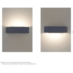 LUZERN Architektonische Außenwandleuchte