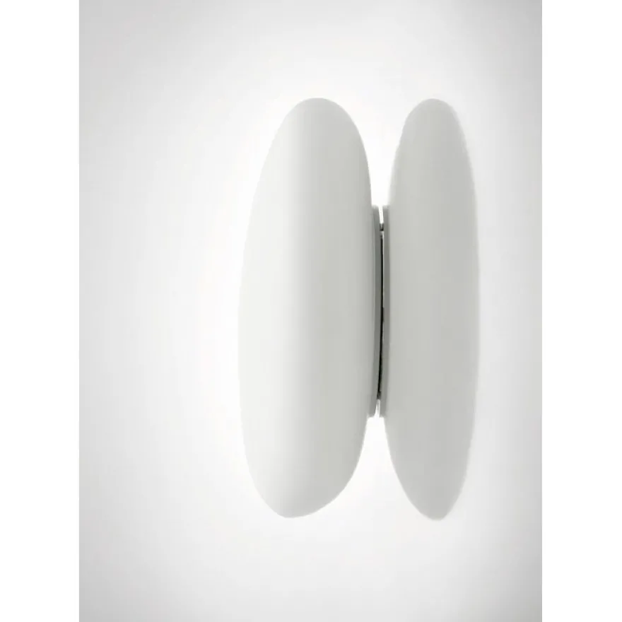 NEOCHIC Organische Wandleuchte mit weißem satiniertem Glas