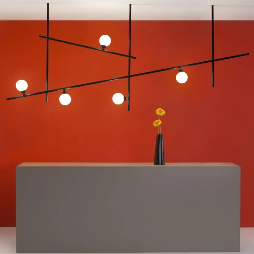 SUSPENDED SYSTEM Modulares Leuchtensystem mit vier verschiedenen Lichtquellen